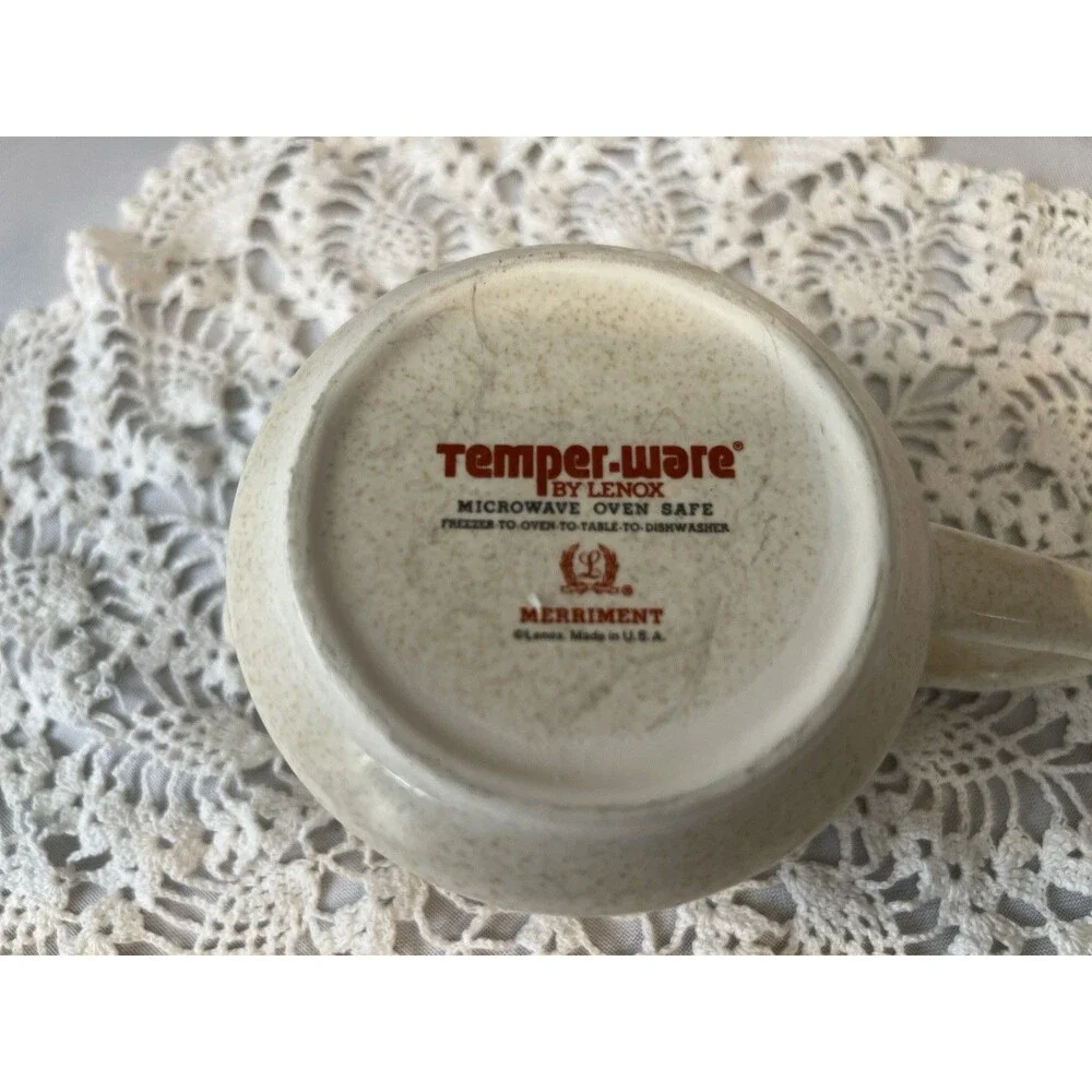 Vintage Lenox Temper-Ware • Lenox Merriment • Creamer
